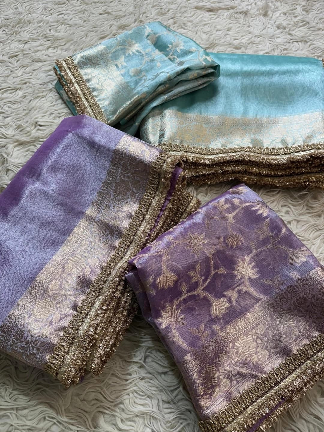 Aqua Aura Banarasi Saree