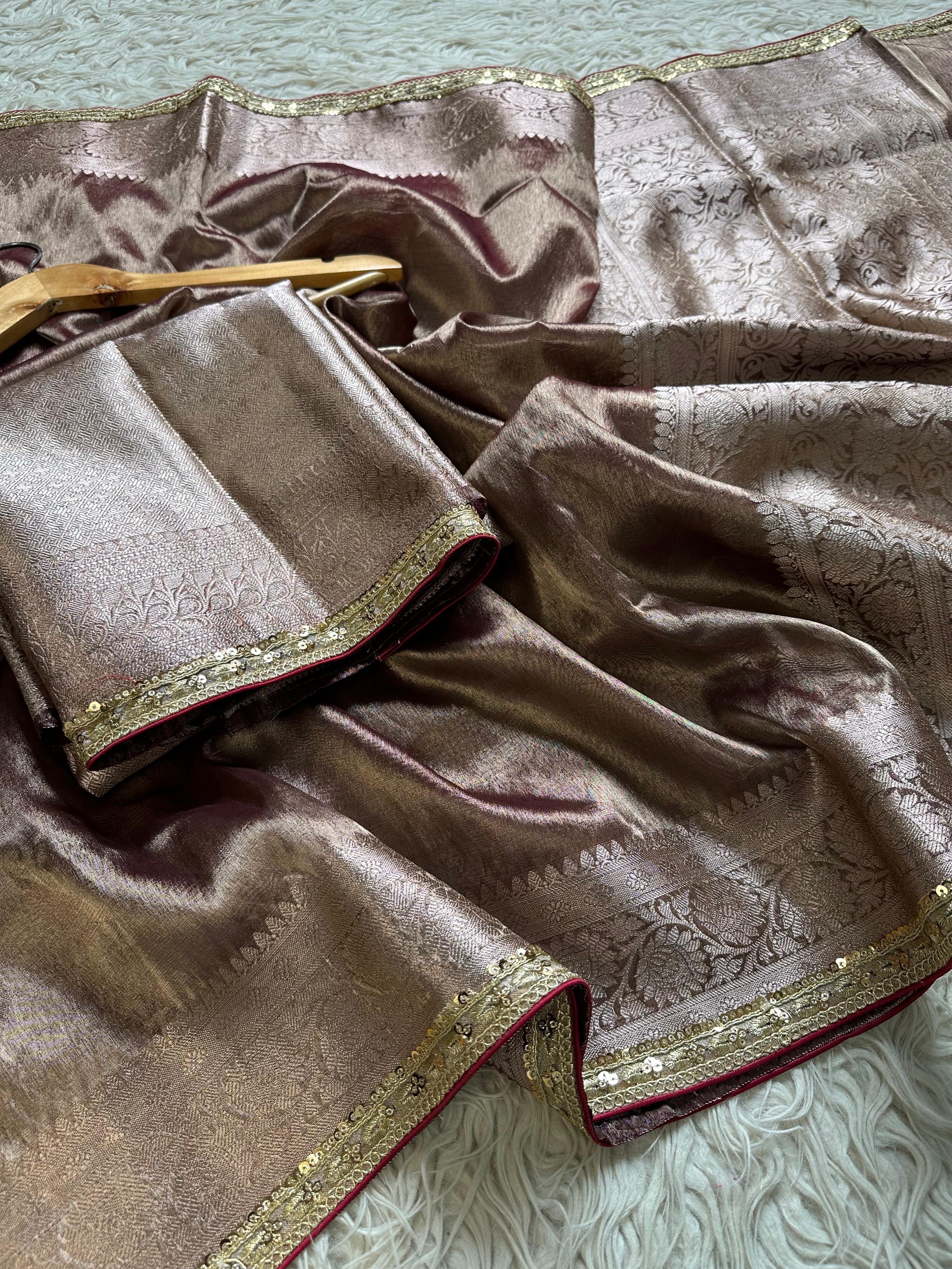 Bronze Elegance Saree