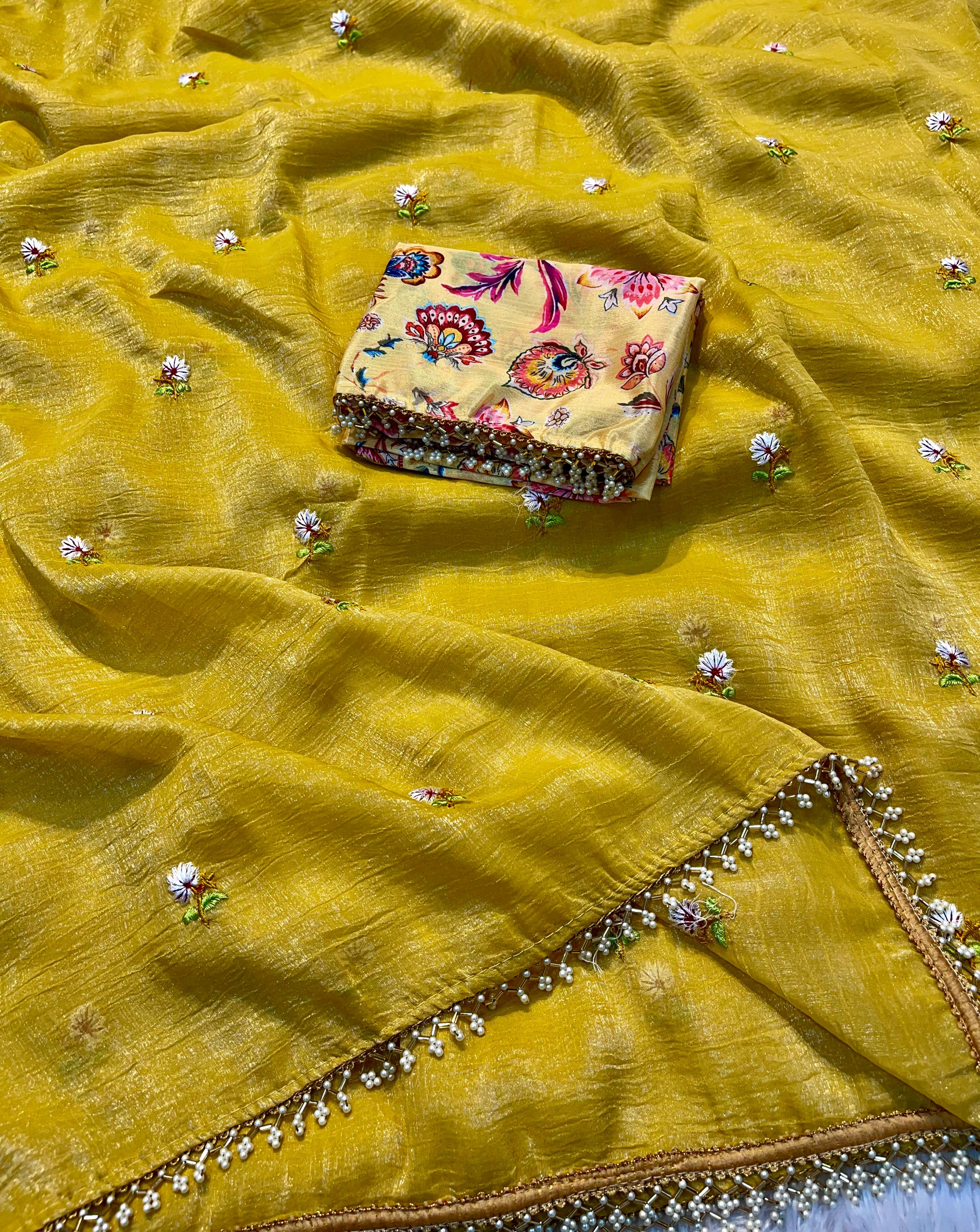 Aanandi chiffon Saree