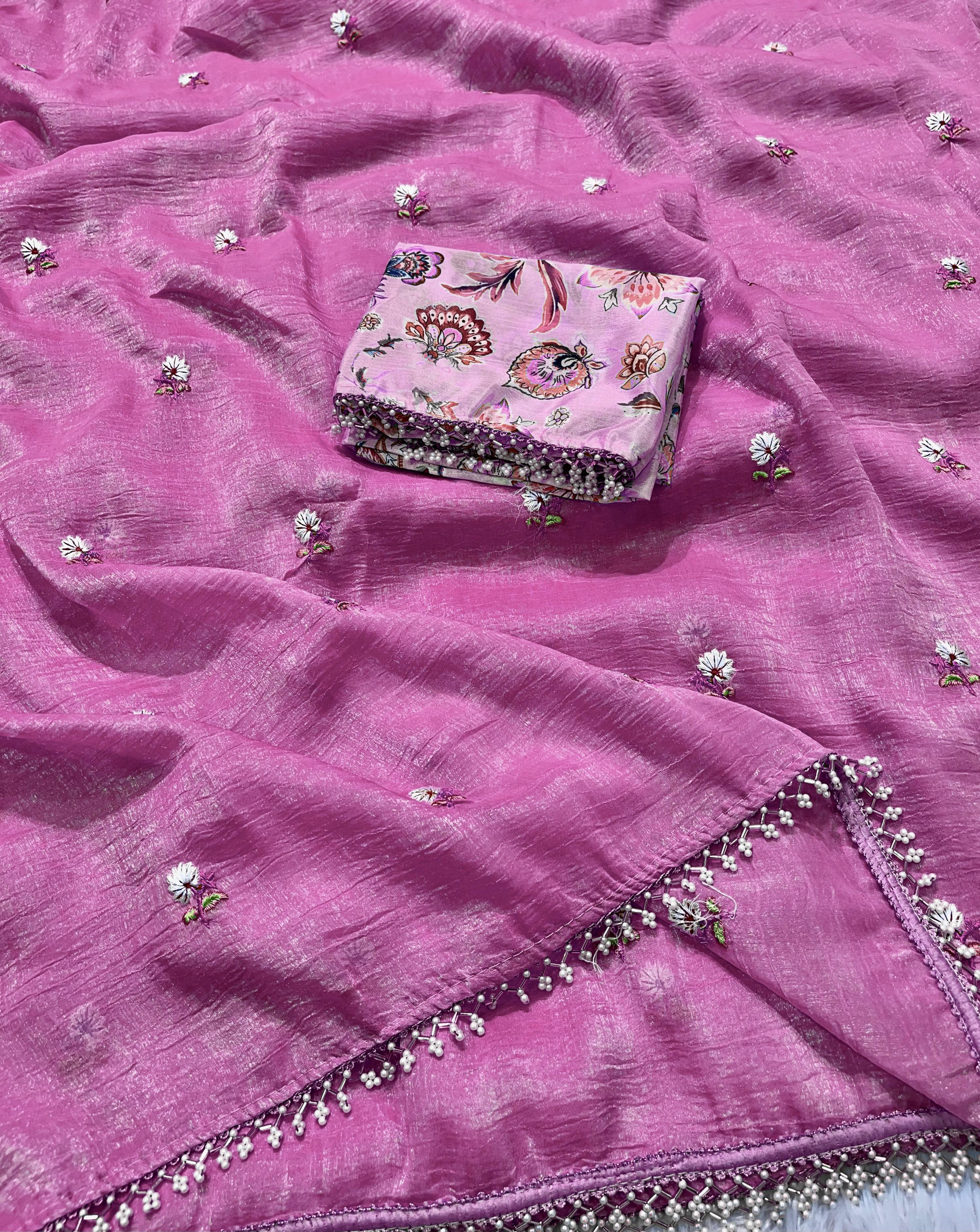 Aanandi chiffon Saree