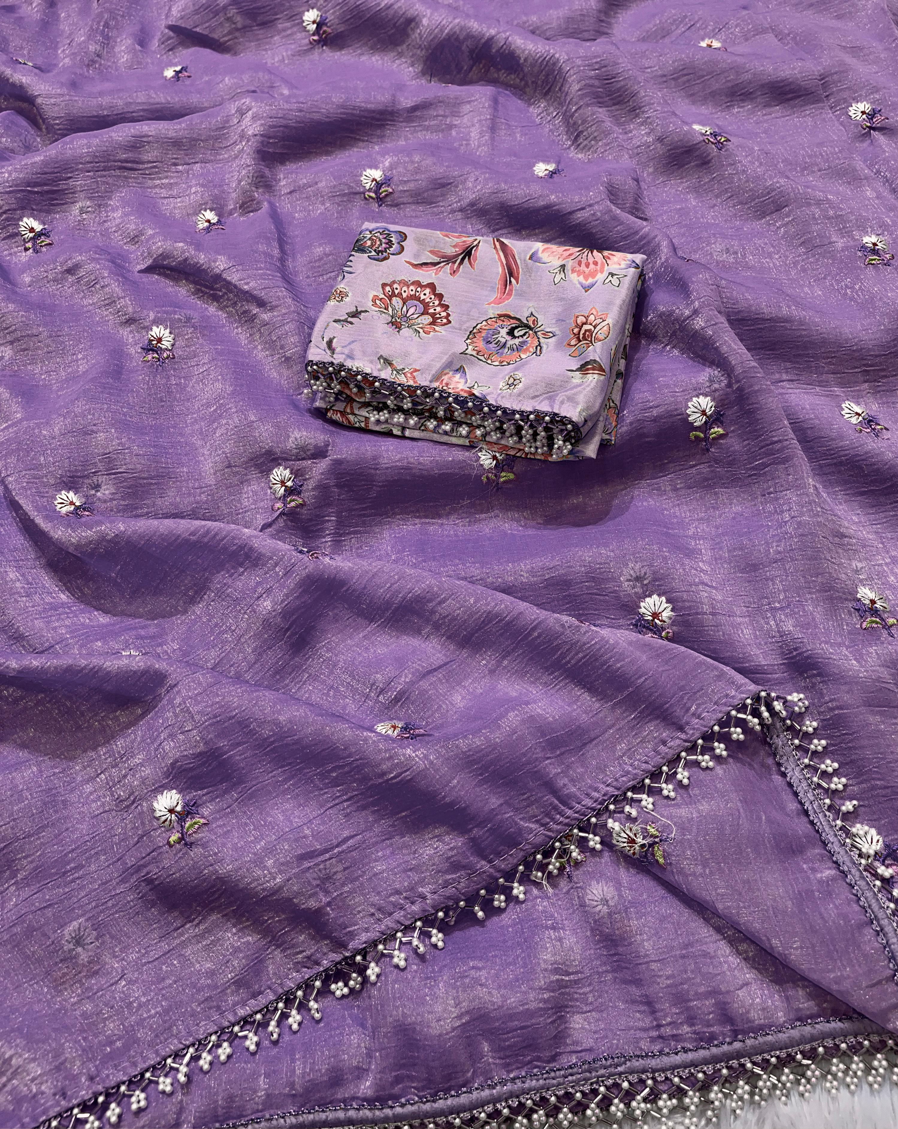 Aanandi chiffon Saree